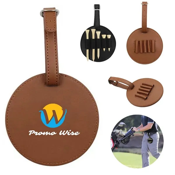 Leather Golf Holder Accessories Storage