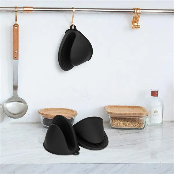 Silicone Heatproof Oven Mitts Set