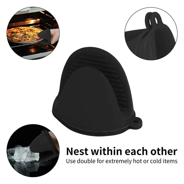 Silicone Heatproof Oven Mitts Set