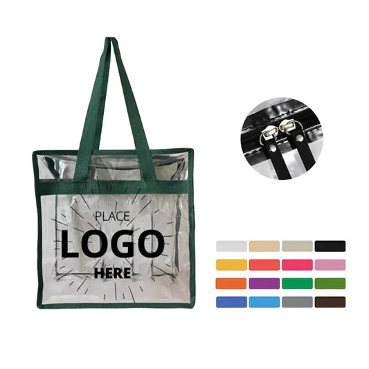Clear Tote Bag With Zipper
