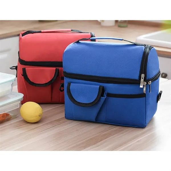 Leakproof Insulated Thermal Cooler Lunch Box with Strap