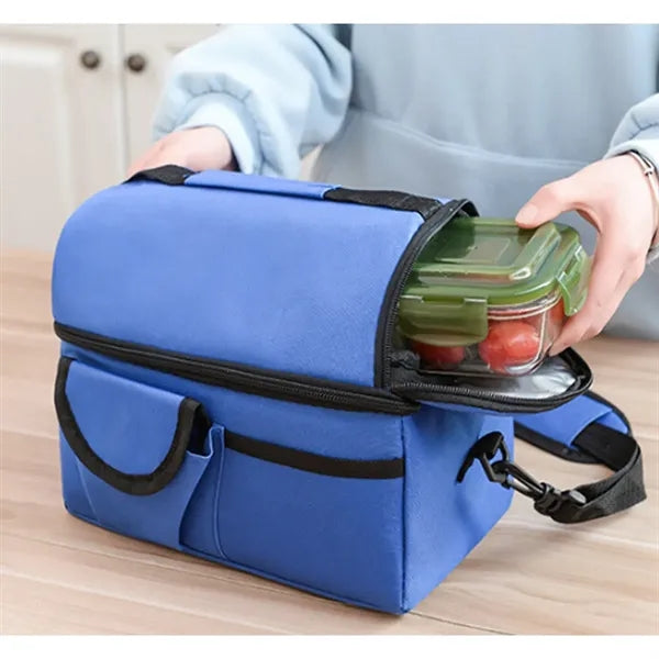 Leakproof Insulated Thermal Cooler Lunch Box with Strap