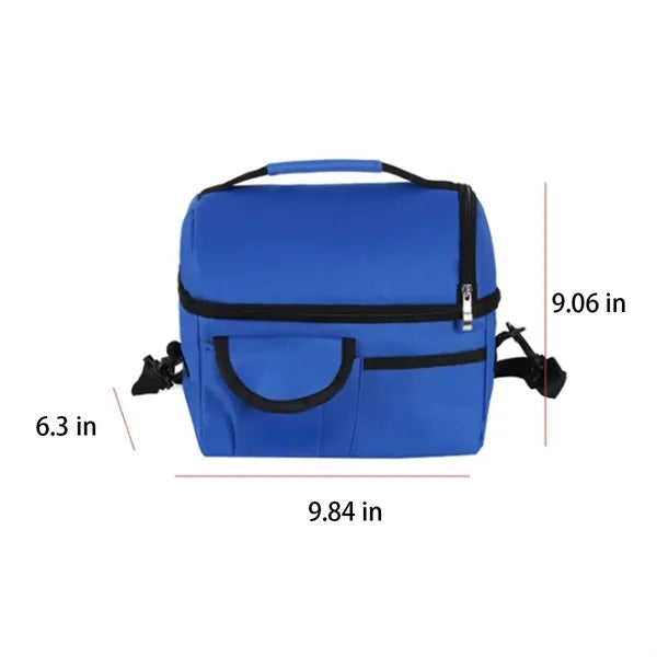 Leakproof Insulated Thermal Cooler Lunch Box with Strap