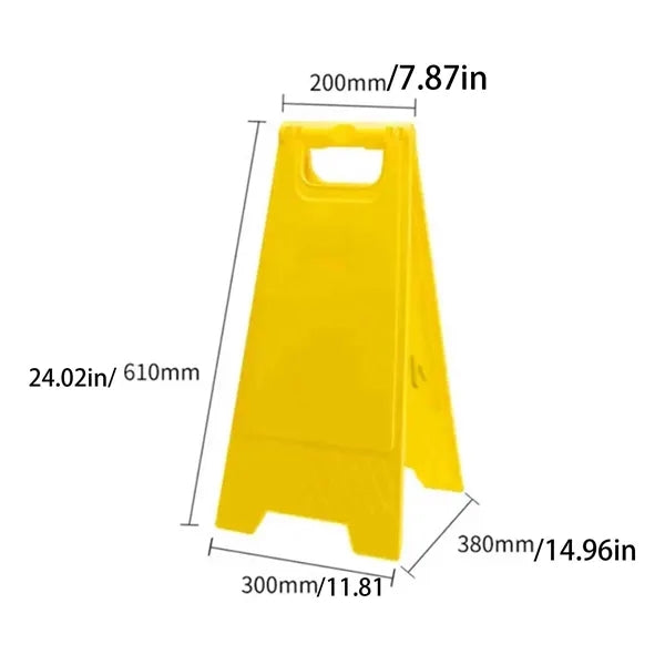 Plastic Caution Warning Floor Sign