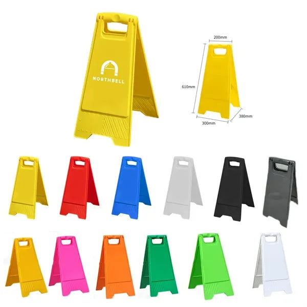 Plastic Caution Warning Floor Sign