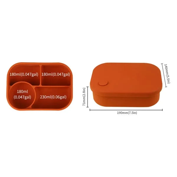 Compact Silicone Portable Small Food Storage Containers
