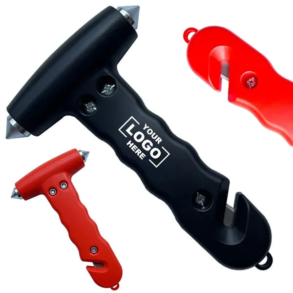 Emergency Hammer Car Glass Breaker And Belt Cutter