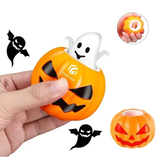 Fidget toy party favors halloween pumpkin pop up stress ball