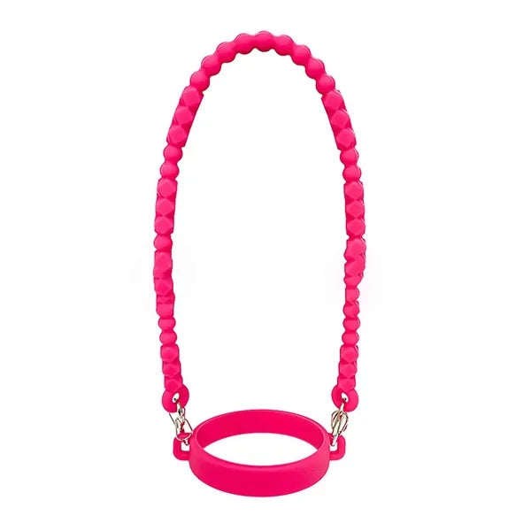 Soft Silicone Water Bottle Handle/Carrier with Strap
