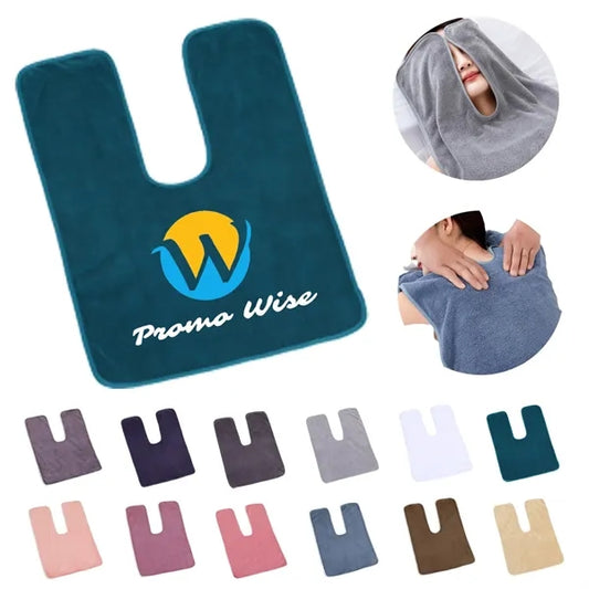 Thickened U-Shaped Coral Fleece Quick-Dry Beauty Towel