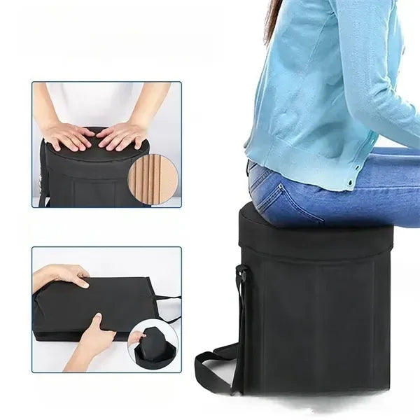 Drum-Type Large-Capacity Foldable Outdoor Picnic Lunch Box