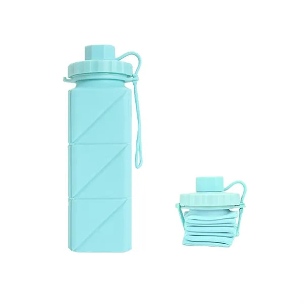 20OZ Silicone Foldable Collapsible Water Bottles