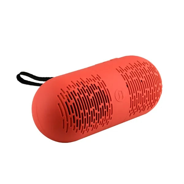 Pill Shape Wireless Speaker with Strap