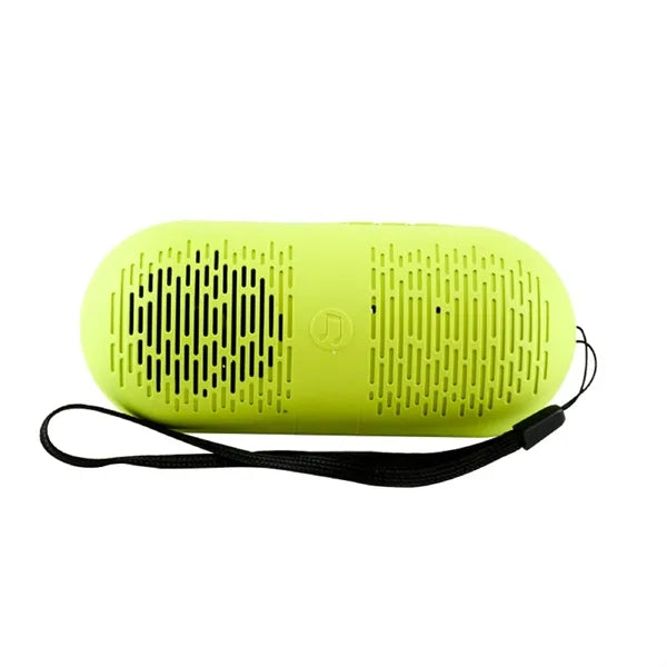 Pill Shape Wireless Speaker with Strap
