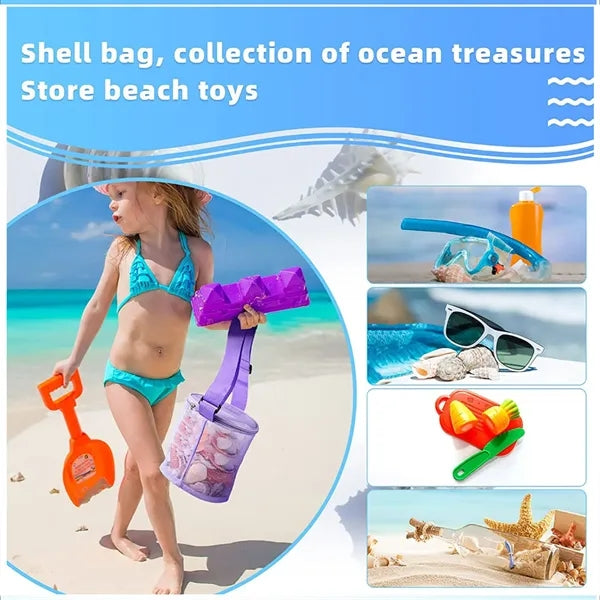 Sand Bucket Storage Bag for the Beach