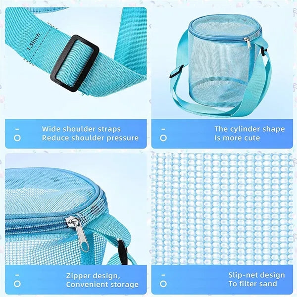 Sand Bucket Storage Bag for the Beach