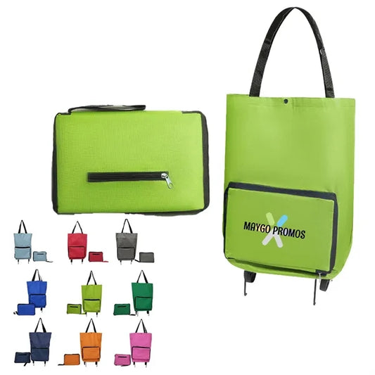 Foldable Shopping Trolley Bag with Wheels