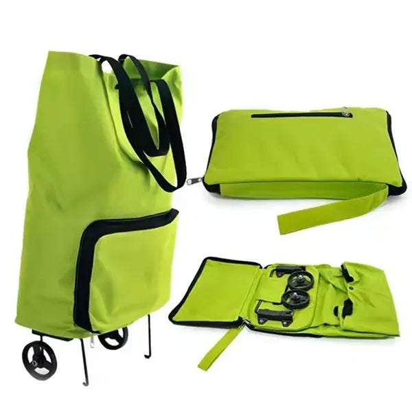 Foldable Shopping Trolley Bag with Wheels