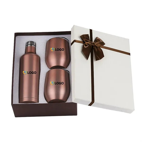 Wine Chiller Gift Set Vacuum Insulated Bottle