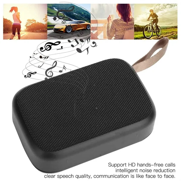 Durable Practical Portable Fabric Cube Bluetooth Speaker