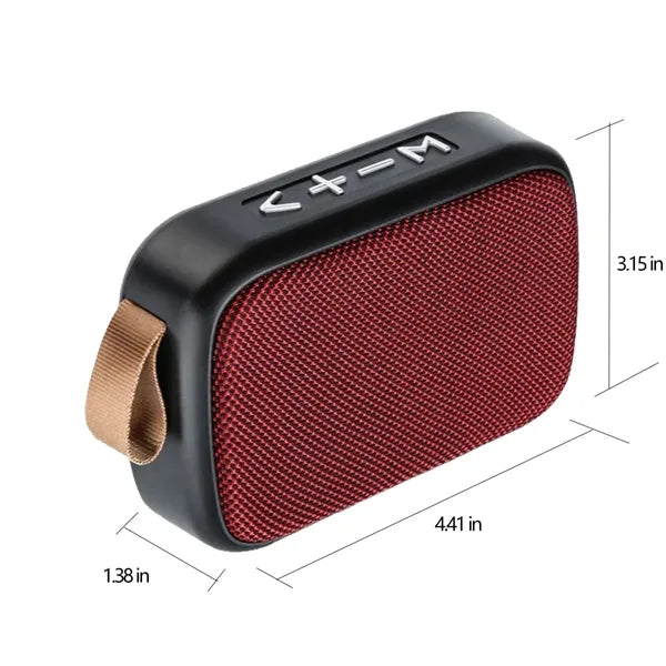 Durable Practical Portable Fabric Cube Bluetooth Speaker