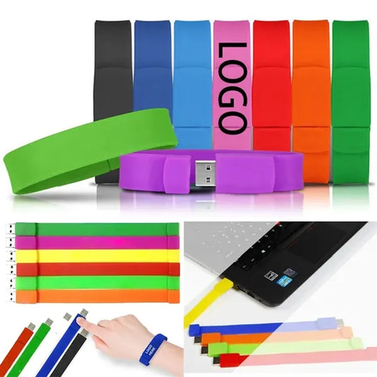 Silicone USB Memory Stick Wristband