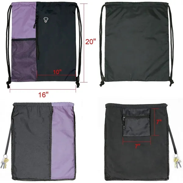 Sports Drawstring Backpack Bag