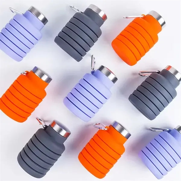 Silicone foldable water bottle