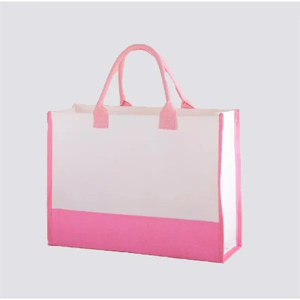 Embroidered Canvas Tote Pool Bag Gift for Her