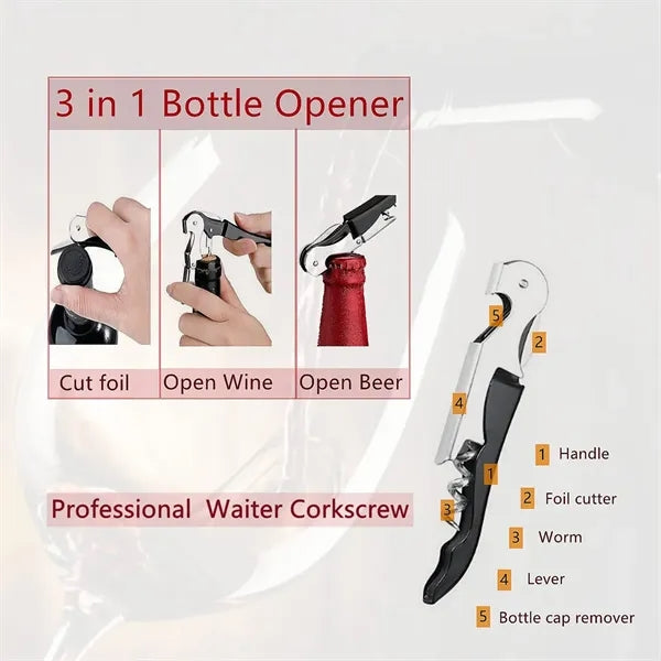 Stainless Steel Multifunctional Waiter's Friend