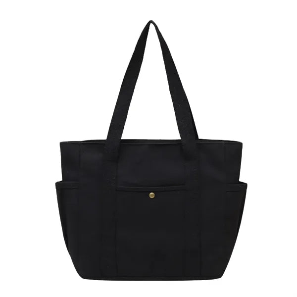 Canvas Tote School Bag Embroidery Gift