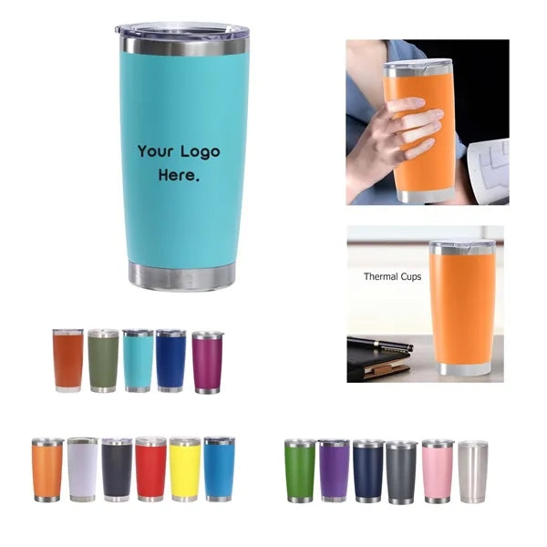 20oz Double-layer Vacuum Insulated Car Cup