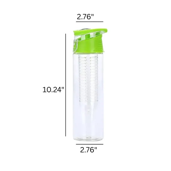 Outdoor Sports Bottle with Lemon Cup Design
