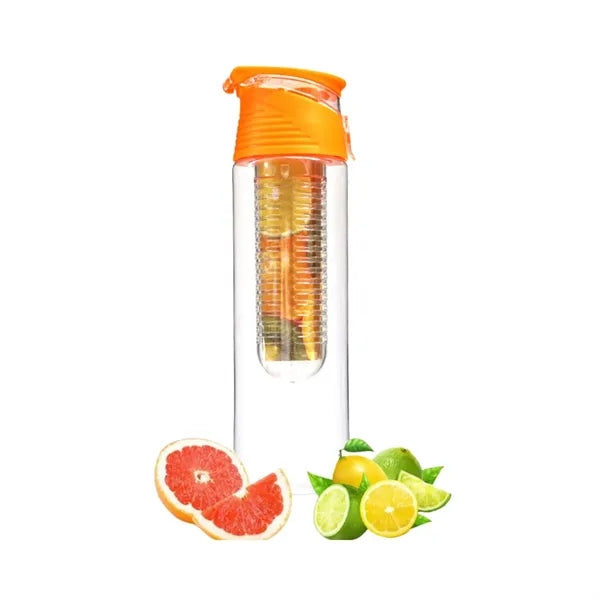 Outdoor Sports Bottle with Lemon Cup Design