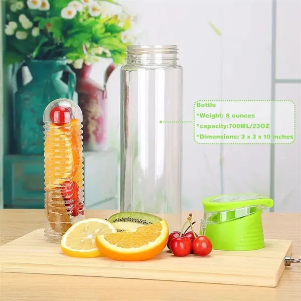 Outdoor Sports Bottle with Lemon Cup Design