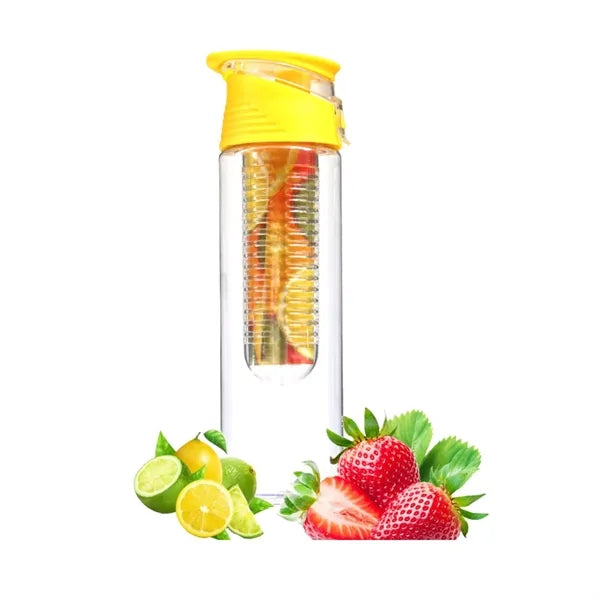 Outdoor Sports Bottle with Lemon Cup Design