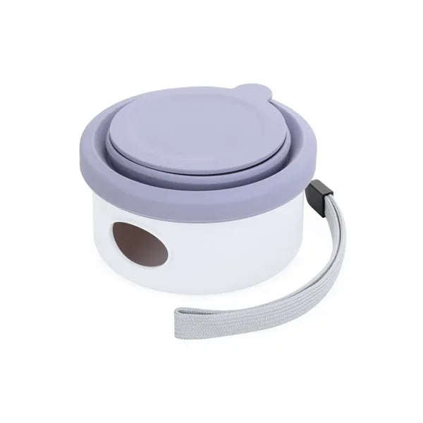 Collapsible Silicone Dog Bowl with Waste Bag and Travel Cup