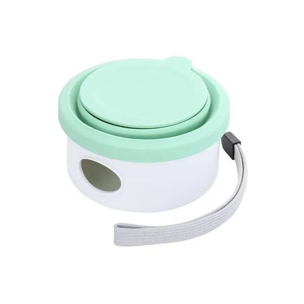Collapsible Silicone Dog Bowl with Waste Bag and Travel Cup