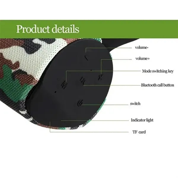 Outdoor Cloth Subwoofer Bluetooth Speaker