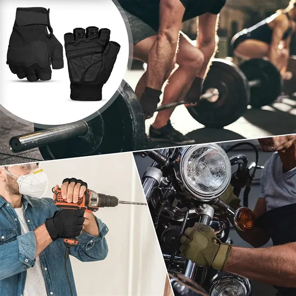 Tactical Fingerless Outdoor Anti Slip Gloves