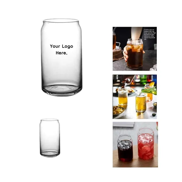 17oz Clear Glass Drinking Cup