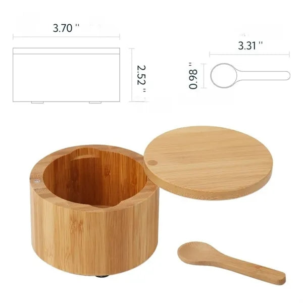 Bamboo Spice Storage Jar