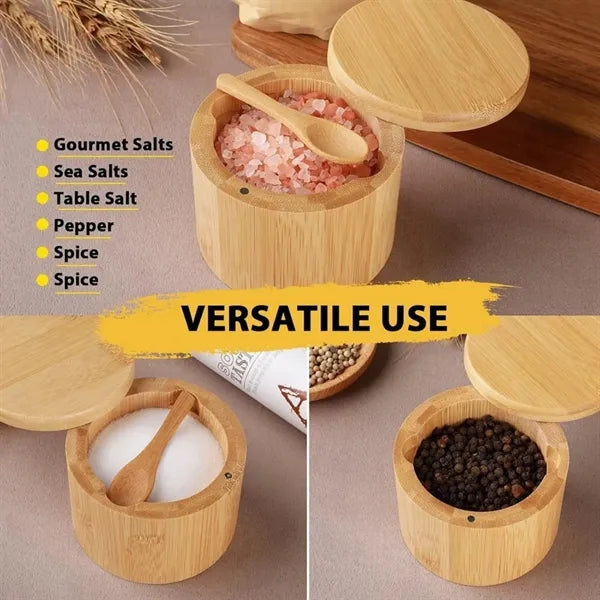Bamboo Spice Storage Jar