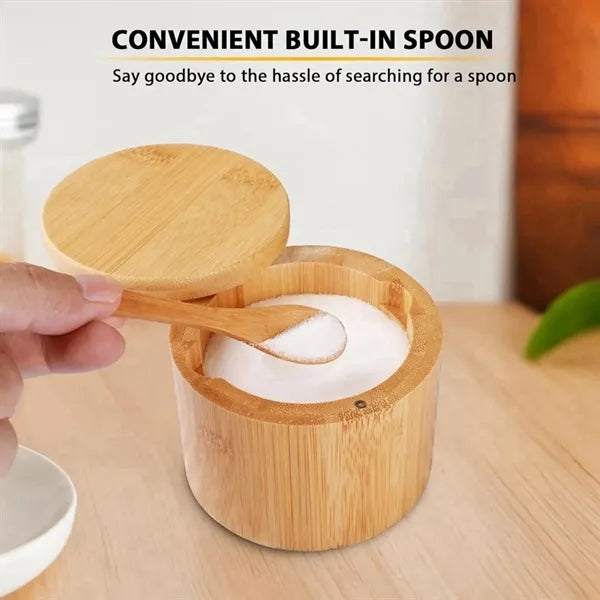 Bamboo Spice Storage Jar