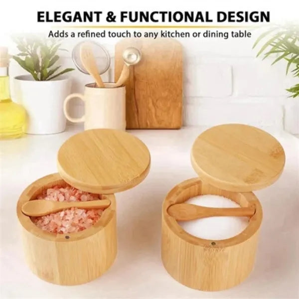 Bamboo Spice Storage Jar