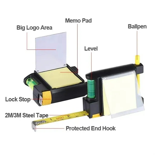 Tape Measure with Multifunctional Pen