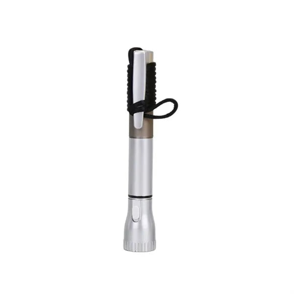 Lanyard Ballpoint Pen with LED Flashlight
