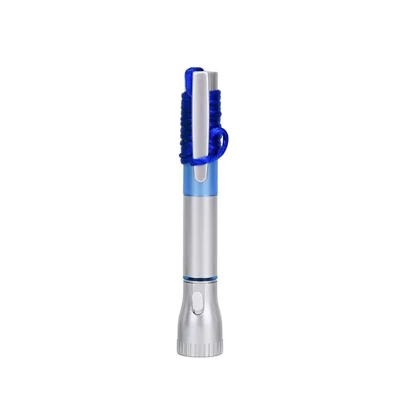 Lanyard Ballpoint Pen with LED Flashlight