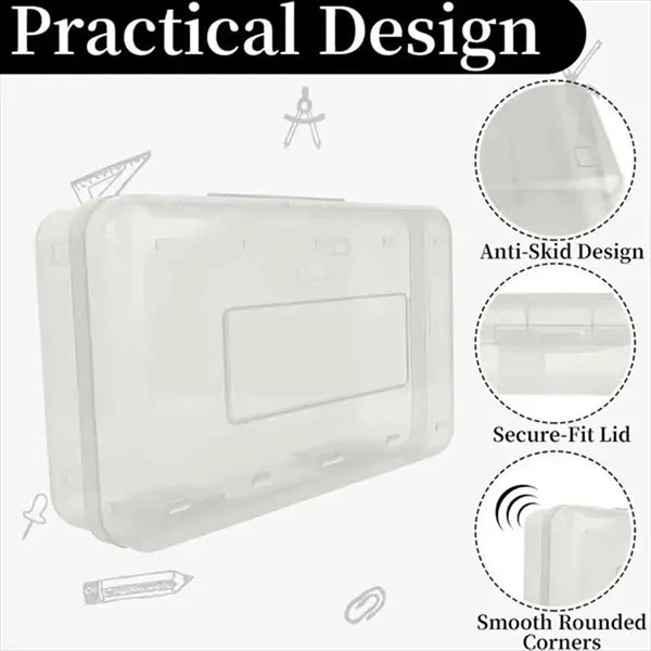 Modern Clear-View Supply Box