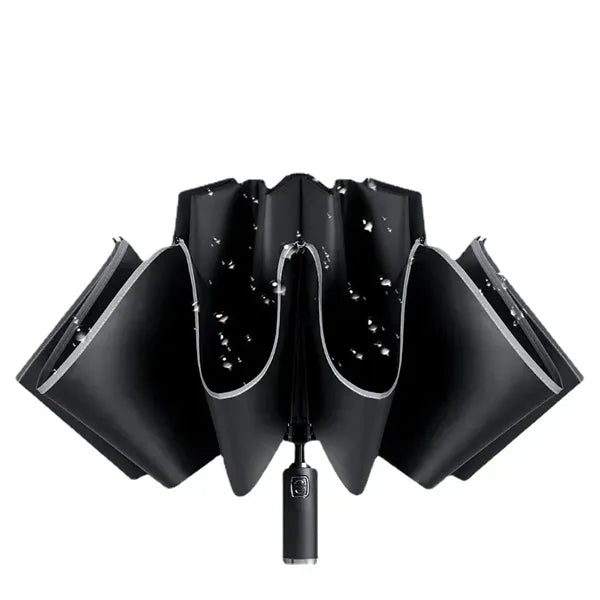 Inverted Umbrella Windproof for Rain & Sun Reflective Strip